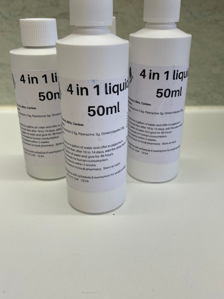 4 IN 1 LIQUID,  THE TREATMENT FOR THE FOUR MOST COMMON DISEASES ( SPECIAL OFFER  BUY 4 50ML BOTTLES FOR £19.99 )