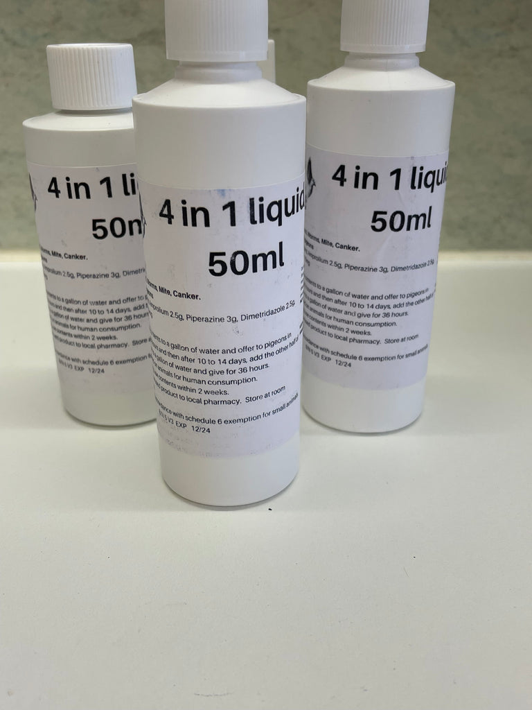 4 IN 1 LIQUID, THE TREATMENT FOR THE FOUR MOST COMMON DISEASES ( SPECIAL OFFER BUY 4 50ML BOTTLES FOR £19.99 )