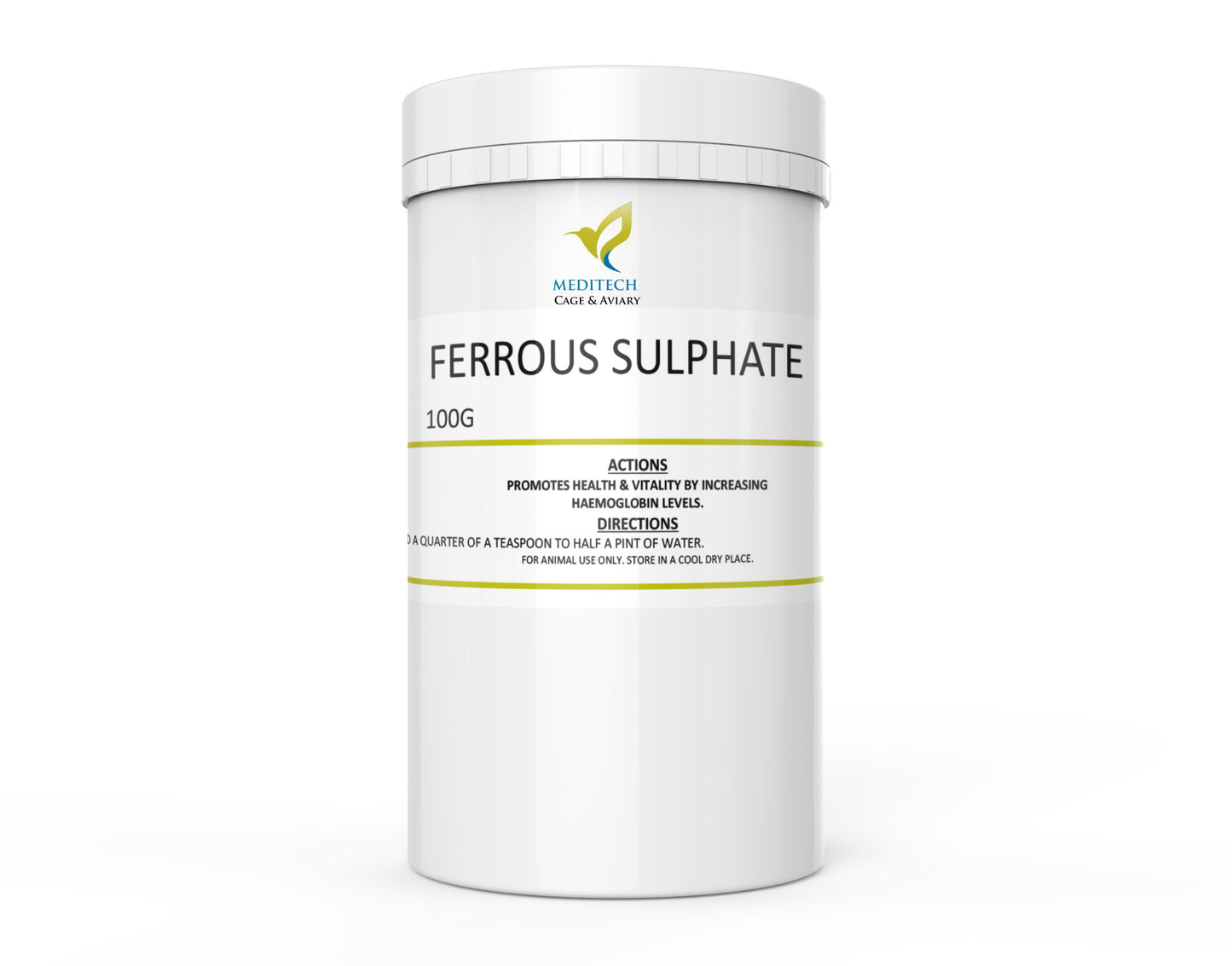 Ferrous Sulphate BATCH NO: 220593 EXP: 08/27