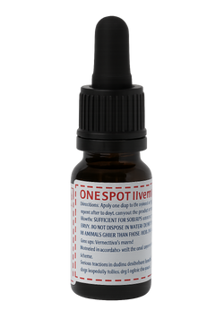 One Spot (Ivermectin 0.5 %) 10ML  BATCH NO: 202404-016 EXP: 04/26