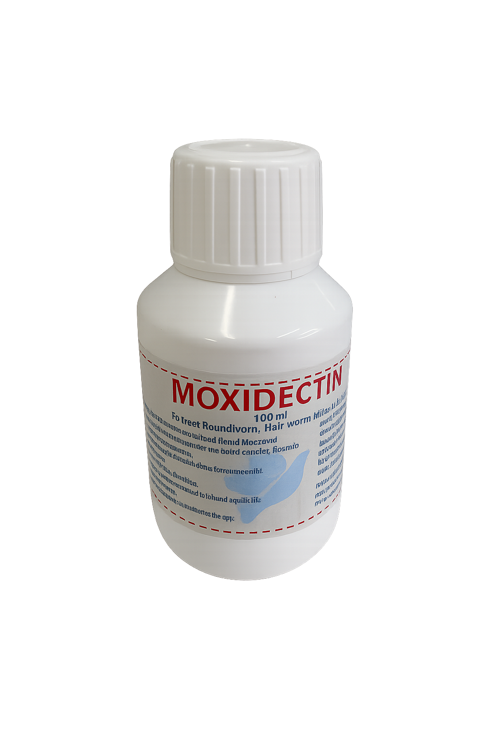 Moxidectin 0.1% 100ml  BATCH NO: 202404-20 EXP: 04/28
