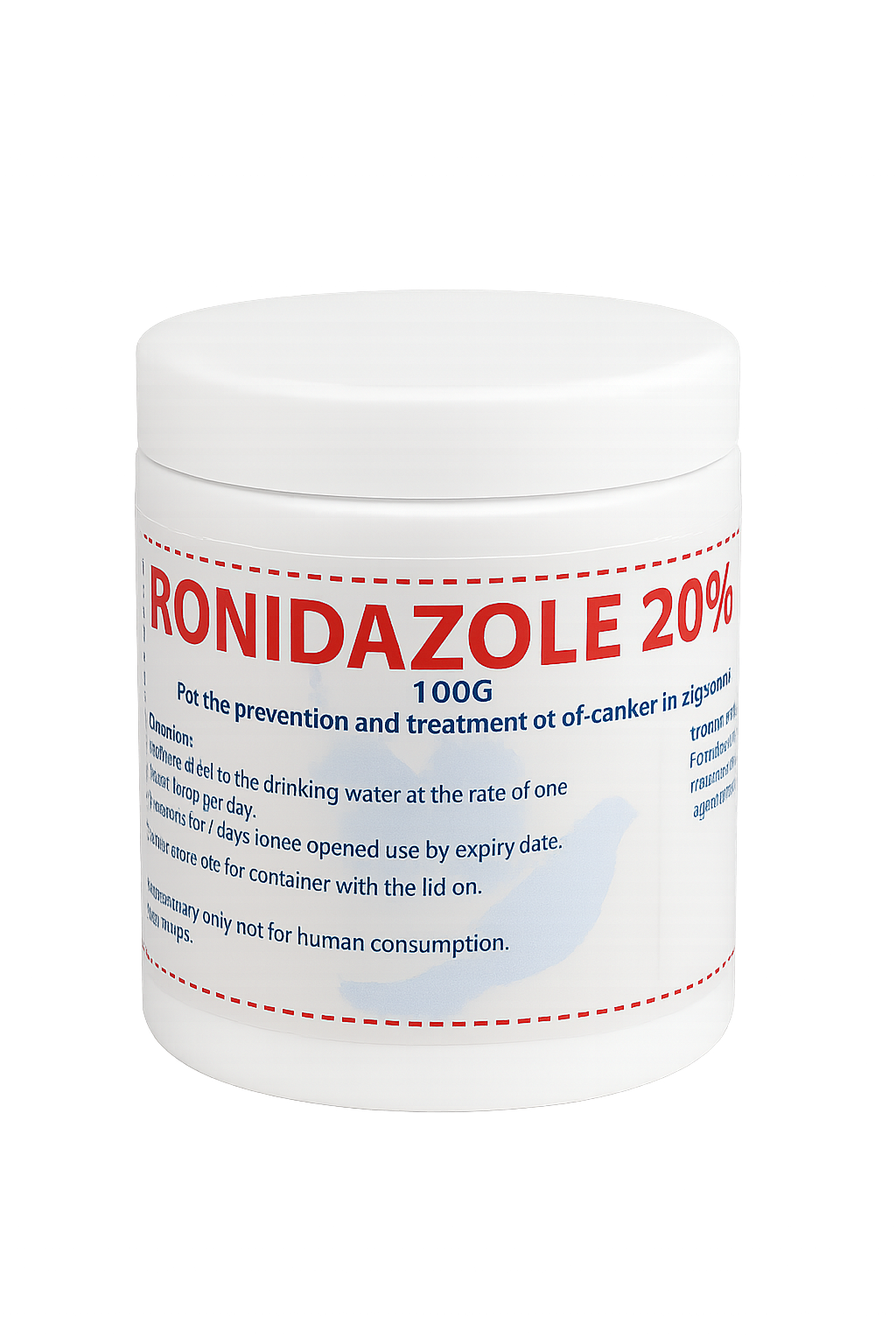 RONIDAZOLE 200mg/g  100g  BATCH NO: 202404-018  EXP: 04/27