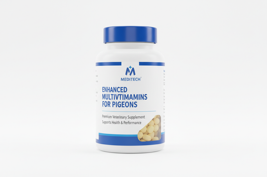 enhanced multivitamins for pigeons using meditech as a brand