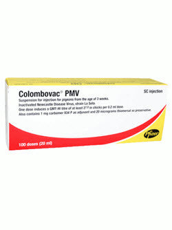 COLOMBOVAC PARAMYXO VACCINE 100D (EXP 11/24 BATCH NO 696350 ) GET 1 BOTTLE OF ONE SPOT WORTH £8.99 FREE