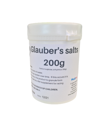 Glaubers Salt 200g  BATCJ NO: 592020321 EXP: 10/23