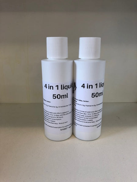4 in 1 2 x 50ml  BATCH NO:3V2 EXP:04/24