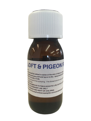 Loft & pigeon spray  BATCH NO: E21139 EXP: 04/24